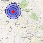 Earthquake North India, Pakistan, and Afghanistan