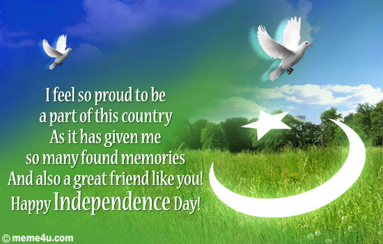 Pakistan Independence Day Greetings, Wishes & Status 